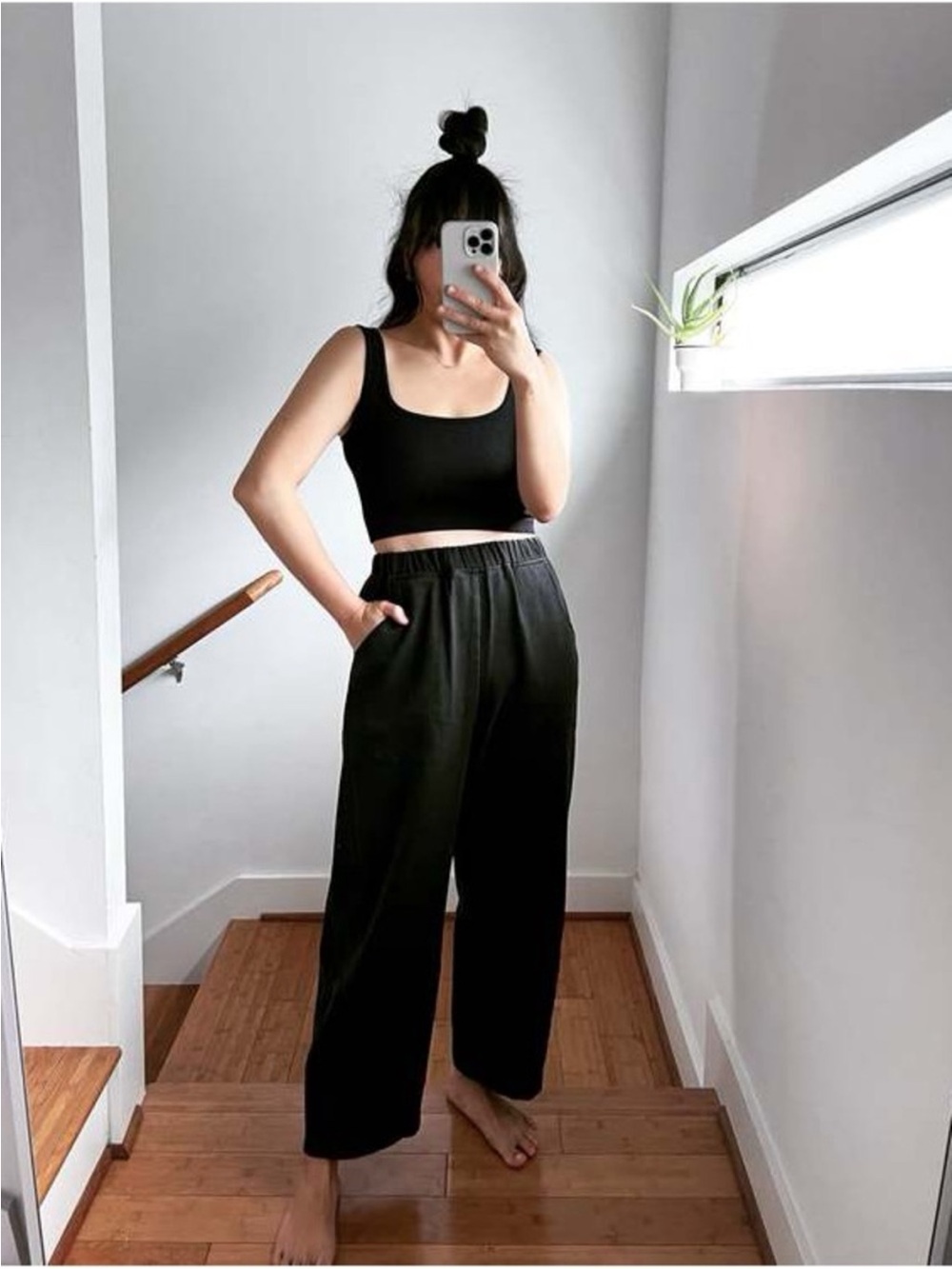 Le Bon Shoppe | Arc Pants in Black Canvas Medium